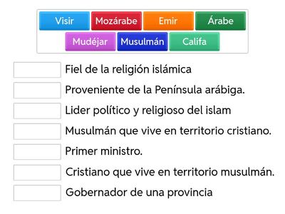 VOCABULARIO AL-ANDALUS 2º ESO