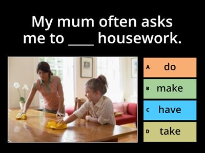 Collocations - do/have/take