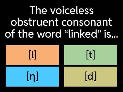 Consonants (English Phonology)