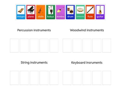  Musical instruments 4 класс