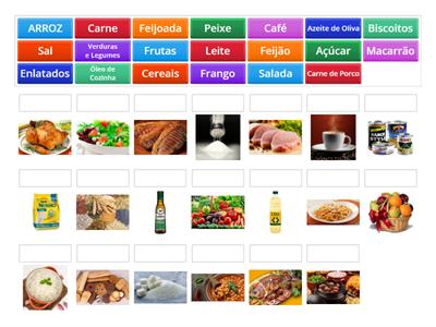 VOCABULÁRIO SOBRE COMIDA 