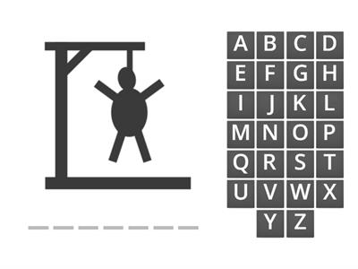 Personality Adjectives - Hangman