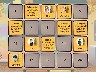 Degrees of Comparison: Homework