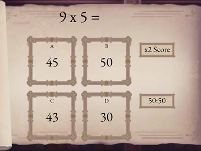 Multiplication Game Show