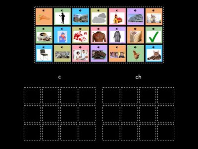 Phonics - c  or ch