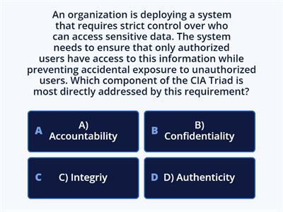 D430 Fundamentals of InfoSec Quiz #1