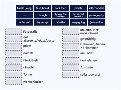 Vocabulary - Leon's testimonials (Access 5, p.13)