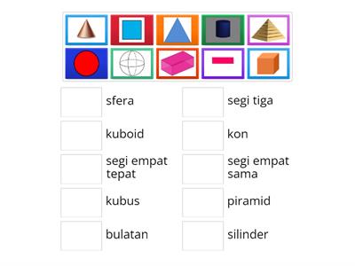 Matematik Tahun 1 - Bentuk 2D dan 3D
