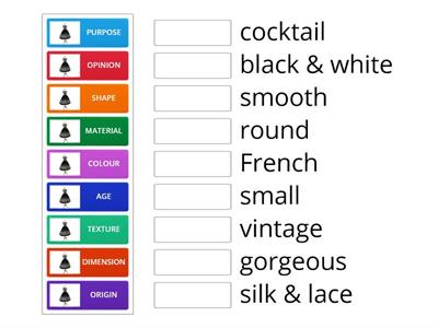 A2 SOF U 11 p115 Adjective Order (WARM-UP)