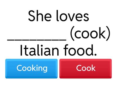 Quiz Likes and dislikes 