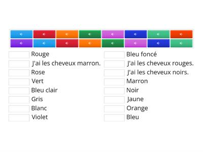 Les couleurs à l'oral - CM2