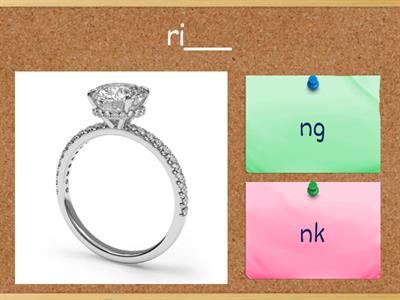 Consonant  patterns ng and nk