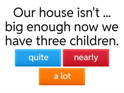 Roadmap B1+. Unit 1B. Modifying Comparisons Quiz