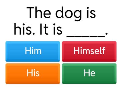 Possessive Pronouns Quiz