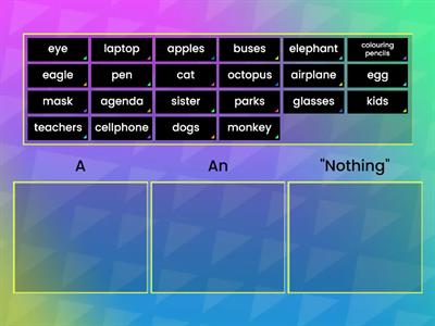 Articles A/An - Activity #1