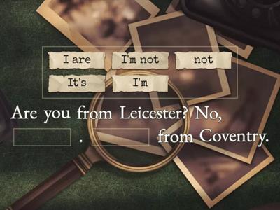 Am, is, are (positive/negative/question)