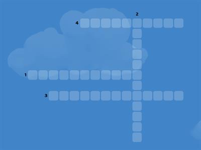 Water cycle crossword