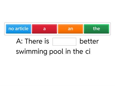 Definite and Indefinite articles 