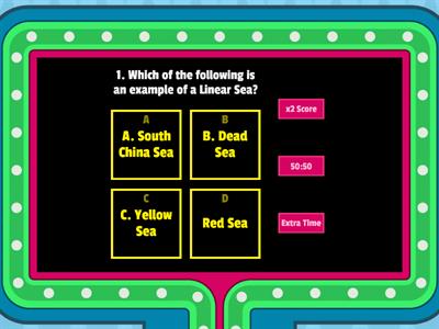 Quiz Show Plate Boundaries