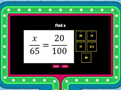 3-2 Connect Percent and Proportion