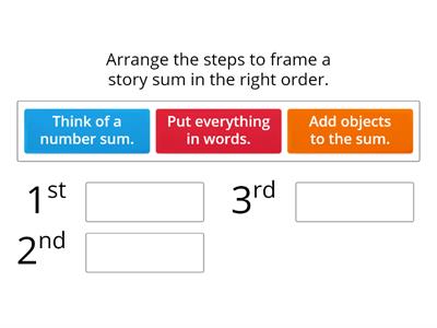 Steps to make a story sum