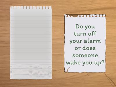 My day, my way - Speaking