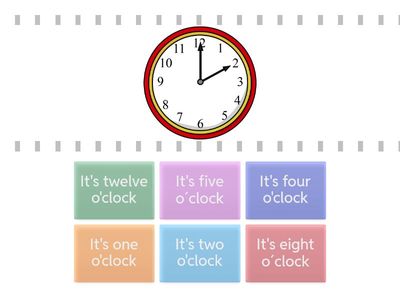 TELLING THE TIME o´clock