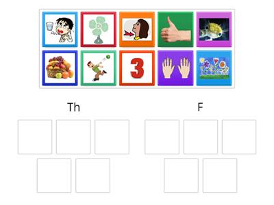 th and f sounds