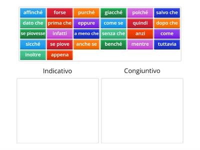 Connettivi: indicativo o congiuntivo?