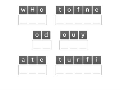 How often questions...