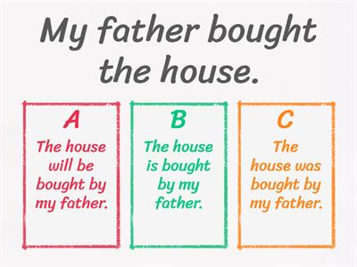 C1.  Passive Voice : Quiz