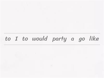 like/would like to/would prefer to/ would rather