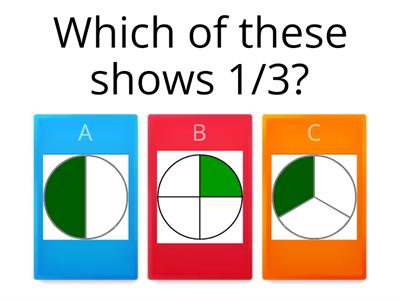  Fractions quiz