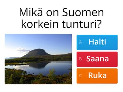 Suomi tietovisa