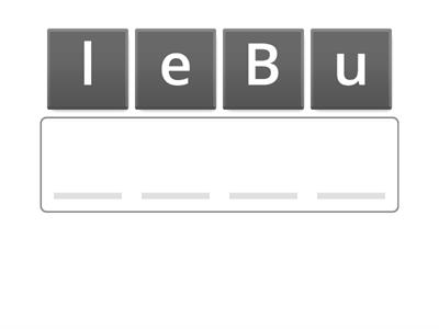 Цвета на английском