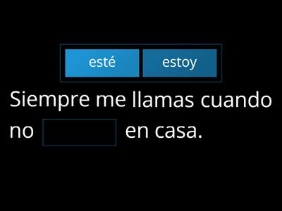 CUANDO + SUBJUNTIVO O INDICATIVO