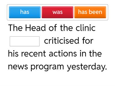 Passive Voice Challenge - G2