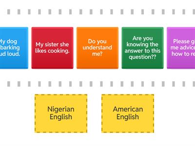 Nigerian English or American English?