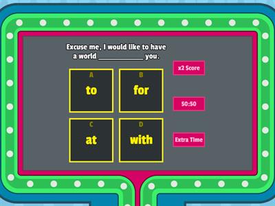 Preposition Game FCE PREP 