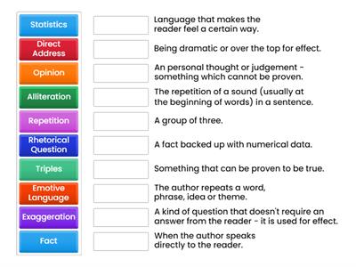 AREDFOREST for PERSUASIVE WRITING