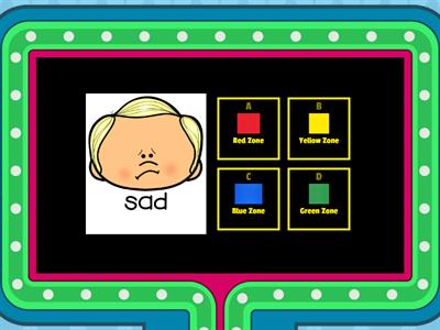 K-2 Zones of Regulation Sort