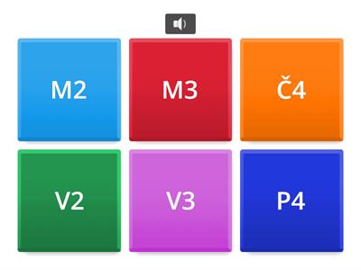 Intervali M2,V2,M3,V3,Č4,P4,Č5,M6,V6,M7,V7