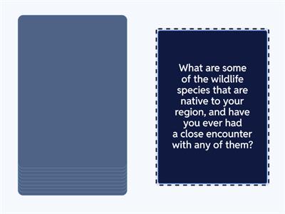 Speaking Exercise about Nature B2 Level