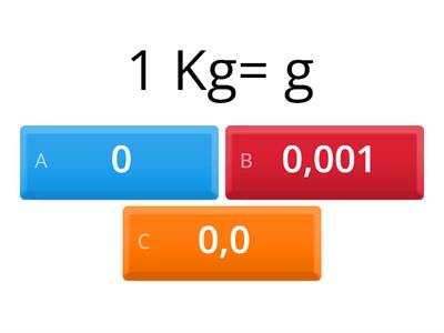 I MULTIPLI E I SOTTOMULTIPLI DEI CHILOGRAMMI