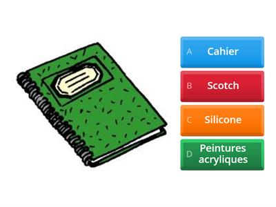 QUIZ Les fournitures scolaires - enfants