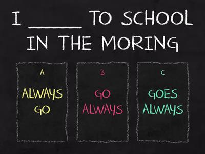 ADVERBS OF FREQUENCY & DAILY ROUTINE  - PRESENT SIMPLE