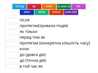 linkers and time expressions