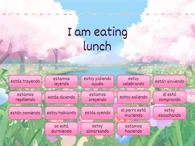 Present progressive tense-Spanish