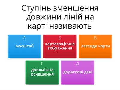 Про що розповідають географічні карти