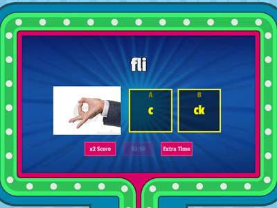 Camille  3.1  ic/ick spelling